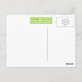 Dag 1: Moeder en zoon Briefkaart (Achterkant)