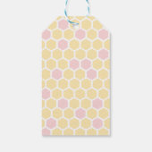 Dag 1e verjaardag florroze dank u voor uw komst cadeaulabel (Achterkant)