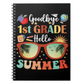 Dag 1ste graad Hallo zomer Notitieboek (Voorkant)