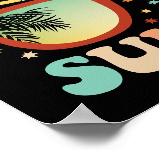 Dag 1ste graad Hallo zomer Poster (Hoek)