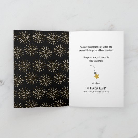 Dag 2020 Hallo 2021 | Festive Fireworks Feestdagen Kaart (Binnen)