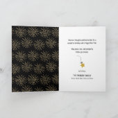 Dag 2021 Hallo 2022 | Nieuw jaar vuurwerk Feestdagen Kaart (Binnen)