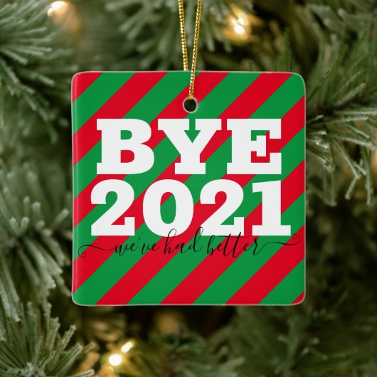 Dag 2021 We hebben betere grappige keramische deco Keramisch Ornament (Boom)