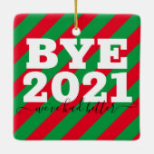 Dag 2021 We hebben betere grappige keramische deco Keramisch Ornament (Achterkant)