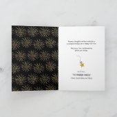 Dag 2022 Hallo 2023 | Festive Fireworks Gold Feestdagen Kaart (Binnen)