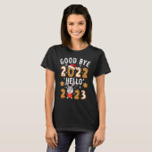 Dag 2022 Hallo 2023 Jaar van het konijn T-shirt (Voorkant volledig)