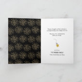 Dag 2022 Hallo 2023 Nieuwjaar feestelijk vuurwerk Feestdagen Kaart (Binnen)