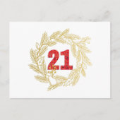 Dag 21 | Namen van Jezus | Zoon van God Advent Briefkaart (Voorkant)