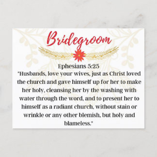 Dag 24 | Namen van Jezus | Bridegroom Advent Briefkaart