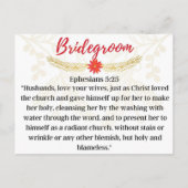 Dag 24 | Namen van Jezus | Bridegroom Advent  Briefkaart (Achterkant)