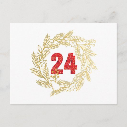 Dag 24 | Namen van Jezus | Bridegroom Advent  Briefkaart (Voorkant)