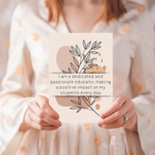 Dag 2 Bevestiging van de leerkracht Dagelijkse Kaa