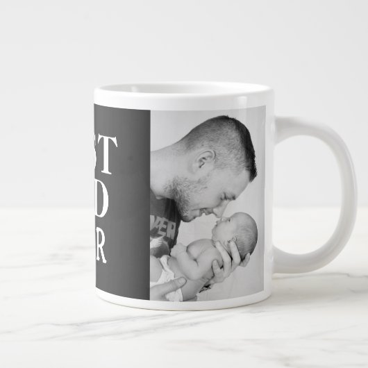 Dag 2 Foto Collage Black, beste slechte vader ooit Grote Koffiekop (Rechts)