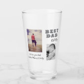 Dag 2 Foto Collage van de beste slechte vader Glas (Voorkant)