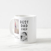 Dag 2 Foto Collage van de beste slechte vader Koffiemok (Voorkant links)