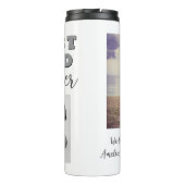 Dag 2 Foto Collage van de beste slechte vader Thermosbeker (Achterkant)