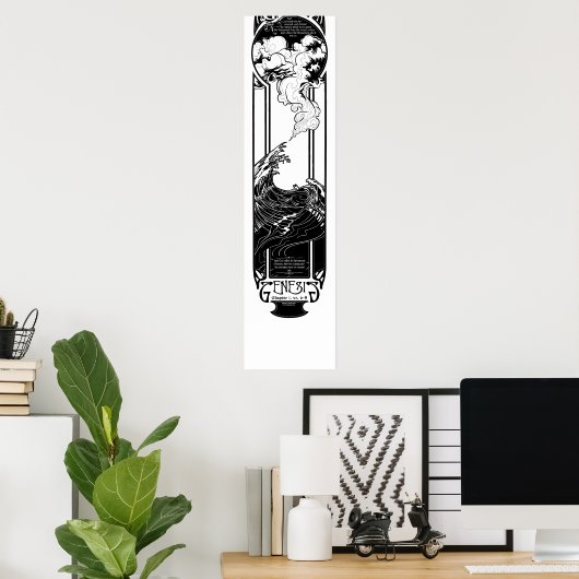 Dag 2 van het Poster van de Creatie (Thuiskantoor)