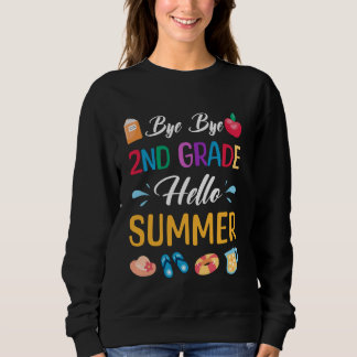Dag, 2de graad Hallo Summer Funny Teacher Studie Trui