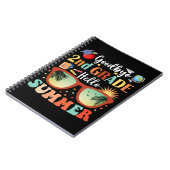 Dag 2de graad Hallo zomer Notitieboek (Linkerzijde)