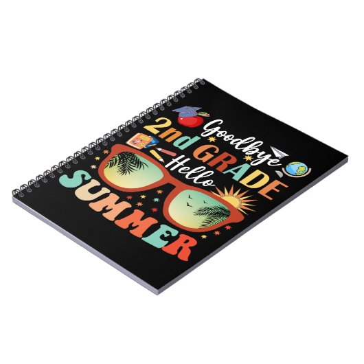 Dag 2de graad Hallo zomer Notitieboek (Linkerzijde)