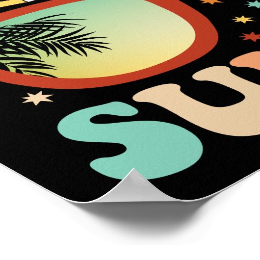 Dag 2de graad Hallo zomer Poster (Hoek)