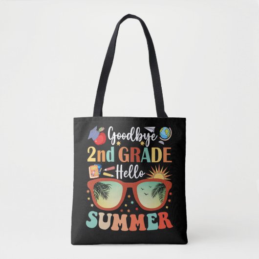Dag 2de graad Hallo zomer Tote Bag (Voorkant)