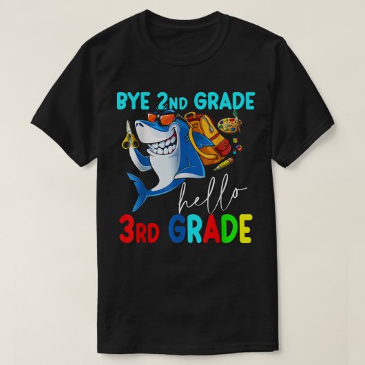 Dag 2e graad Hallo 3e graad Terug naar School Kind T-shirt (Design voorkant)