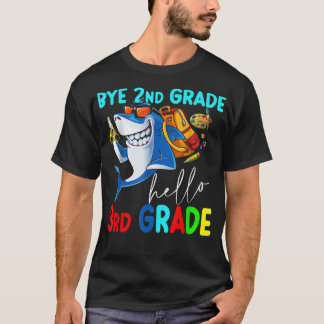 Dag 2e graad Hallo 3e graad Terug naar School Kind T-shirt