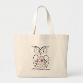 Dag 37 - Hoo - Wie? Grote Tote Bag (Voorkant)
