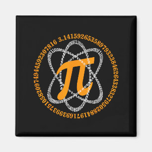 Dag 3,14 Nummer Symbool Wiskunde Wetenschap Cadeau Magneet