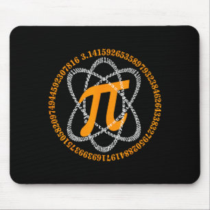 Dag 3,14 Nummer Symbool Wiskunde Wetenschap Cadeau Muismat