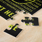 Dag 3.14 voor zwarte en gele Happy Pi Legpuzzel (Zijkant)