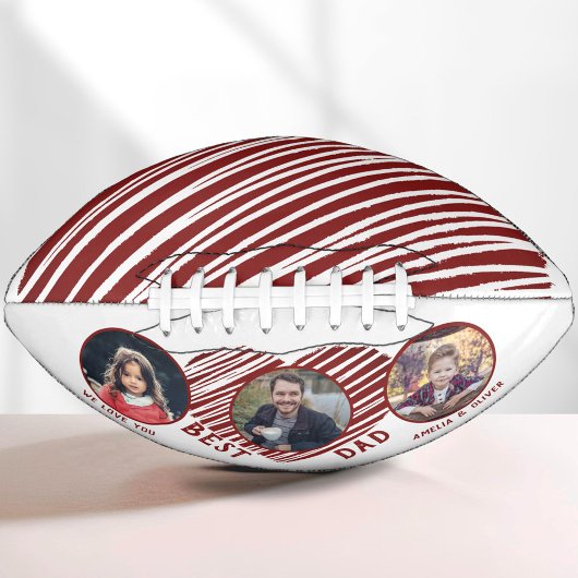 Dag 3 Foto collage beste vader Red Heart vader American Football