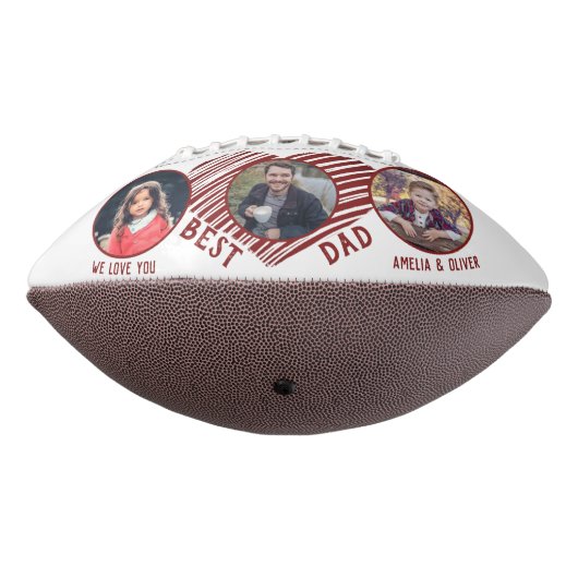 Dag 3 Foto collage beste vader Red Heart vader American Football (Gedraaid 270)