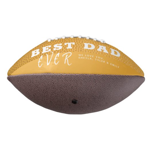 Dag 3 Foto Collage van beste vader Leather Vader American Football (Gedraaid 270)