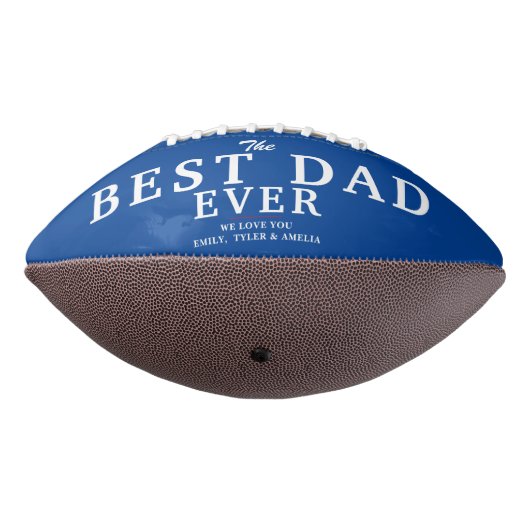 Dag 3 Foto Collage van beste vader van blauwe vade American Football (Gedraaid 270)