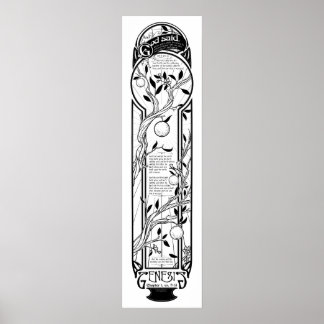 Dag 3 van de schepping poster