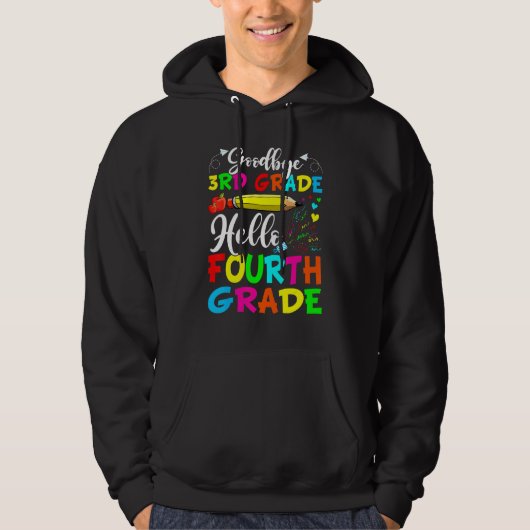 Dag 3e graad Hallo Vierde graad Laatste dag van S Hoodie (Voorkant)