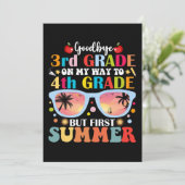 Dag 3e klas, Hallo 4e klas, maar eerst de zomer Kaart (Staand voorkant)