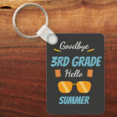 Dag 3e klas, hallo zomer afstudeer school sleutelhanger (Voorkant)