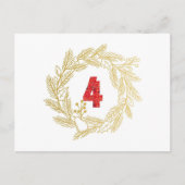 Dag 4. Namen van Jezus | Het licht van de mondiale Briefkaart (Voorkant)