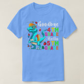 Dag 4e graad Hallo 5e graad Funny T-rex Terug T-shirt (Design voorkant)