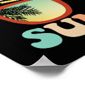 Dag 4e graad Hallo zomer Poster (Hoek)