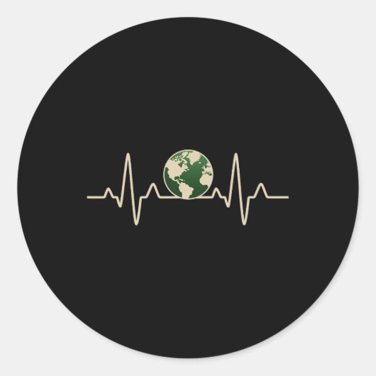 Dag 5 Aarde Ronde Sticker (Voorkant)