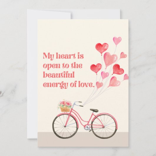 Dag 5 Hartelijk Manifest Liefde Bevestiging Kaarte (Voorkant)