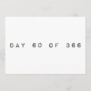 dag 60 van 366 SCHRIKKELDAG Kaart