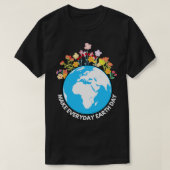 Dag 6 van de alledaagse Aarde T-shirt (Design voorkant)