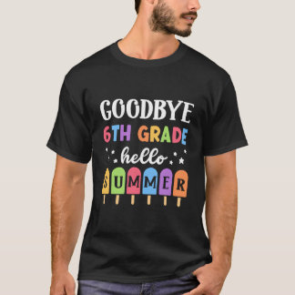 Dag 6e klas, hallo zomer, laatste schooldag afstud t-shirt