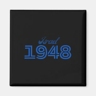 Dag 76 Israël - 1948 Am Israel Chai - Joods Magneet