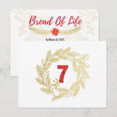 Dag 7. Namen van Jezus | Leven | Advent Briefkaart (Voorkant / Achterkant)